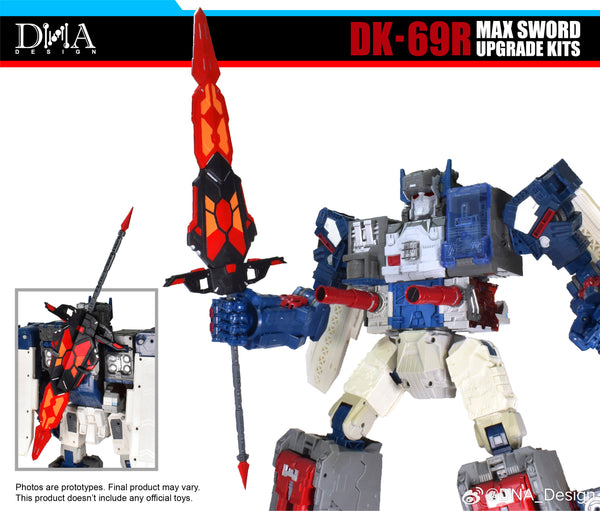 Pre-Order】DNA Design DK-69R DK69R Max Sword Upgrade Kits – TFSAFARI