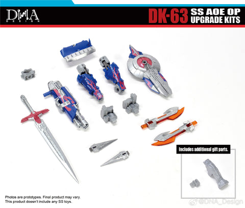 【Pre-Order】DNA Design DK-63 DK63 Upgrade Kits for SS Aoe OP (Studio Series Age of Extinction Optimus Prime)