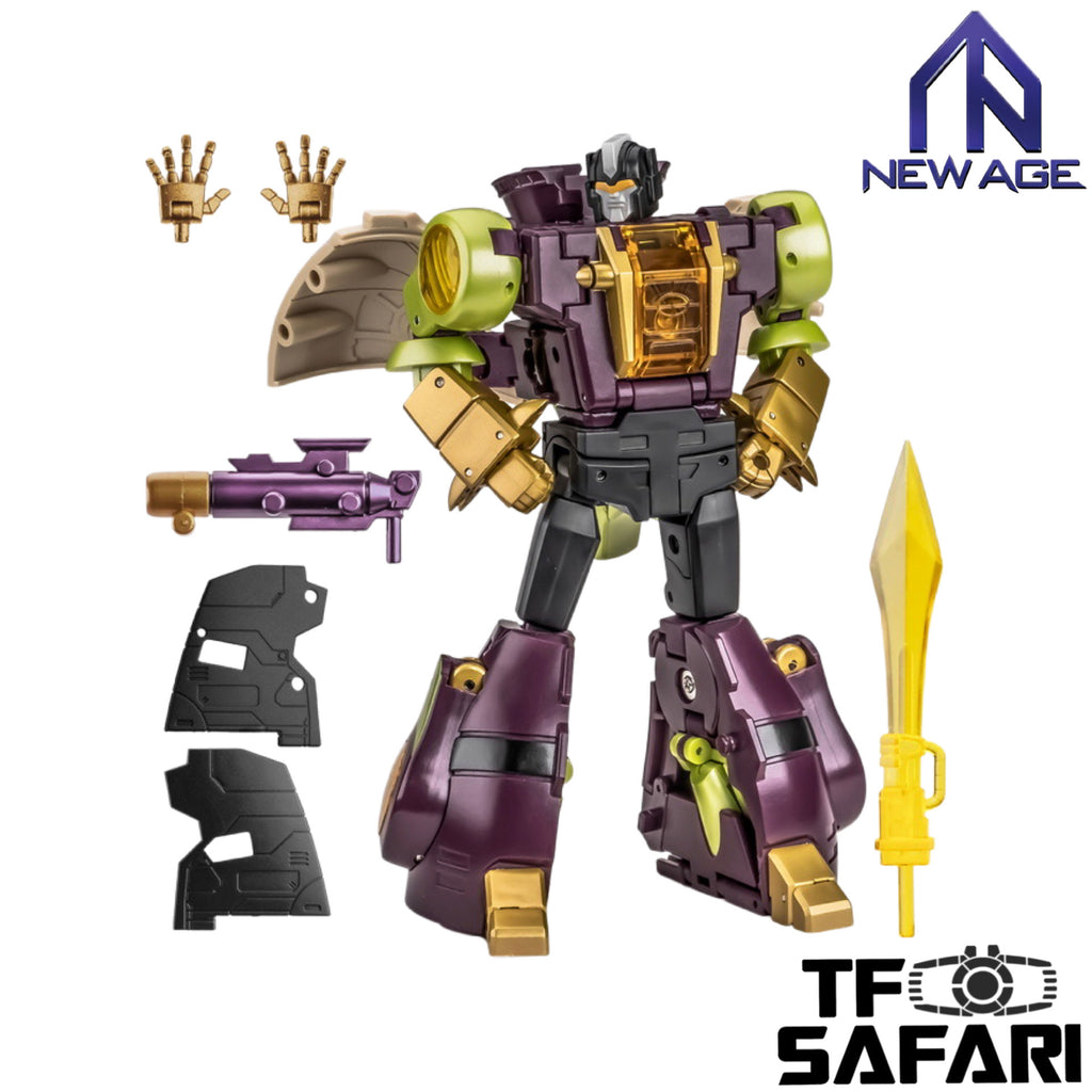 NA NewAge H56B H-56B Behemoth (Sludge Shattered Glass) Dinobot New Age Shattered Glass SG Version 13.5 cm / 5.3"