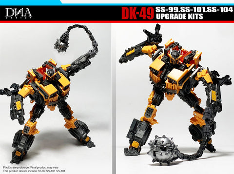 DNA Design DK-49 DK49 Upgrade Kits for Studio Series SS-99 Battletrap, SS-101 Scourge & SS-104 Nightbird