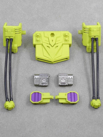 Black Soil Lab BS-02 BS02 Upgrade Kit for Generations Legacy Evolution G2 Universe Laser Prime / Scourge (Black Convoy) / Toxitron Upgrade Kit