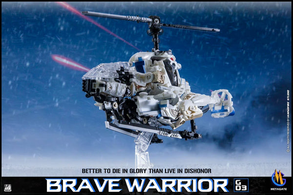 Metagate G03 G-03 Brave Warrior (Bayverse Drift White