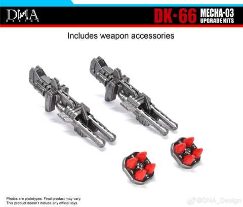 DNA Design DK-66 DK66 Upgrade Kits for Mecha-03 MechaGodzilla (T-Spark MFS-3 Synergenex )