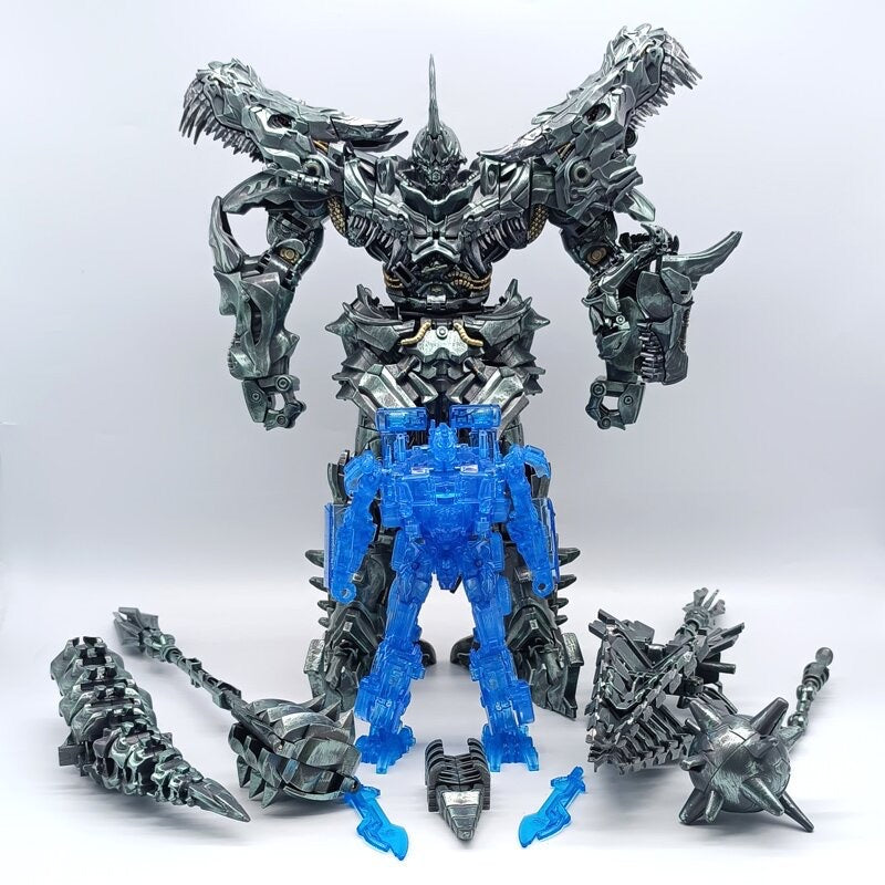 4th party BW BAIWEI TW1101 TW-1101 KO Studio Series SS-07 SS07 Grimlock with OP (Blue Transparent Version)34cm / 13.5"