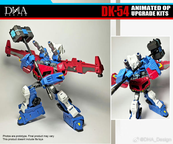 DNA Design DK-54 DK54 Upgrade Kits for 08 Animated Optimus Prime