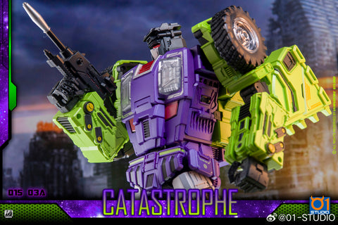 01-Studio 01S03A 01S-03A Catastrophe Desolator Combiner (Scrapper Devastator Combiner) 26cm / 10.3"