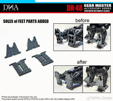 DNA Design DK-48 DK48 Upgrade Kits for Rise of the Beasts ROTB Ultimate Optimus Primal