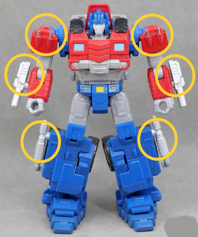 ZX Studio ZX-15 ZX15 Upgrade Kit & Weapon set for Legacy Evolution Humble Origins Orion Pax Upgrade Kit (Painted)