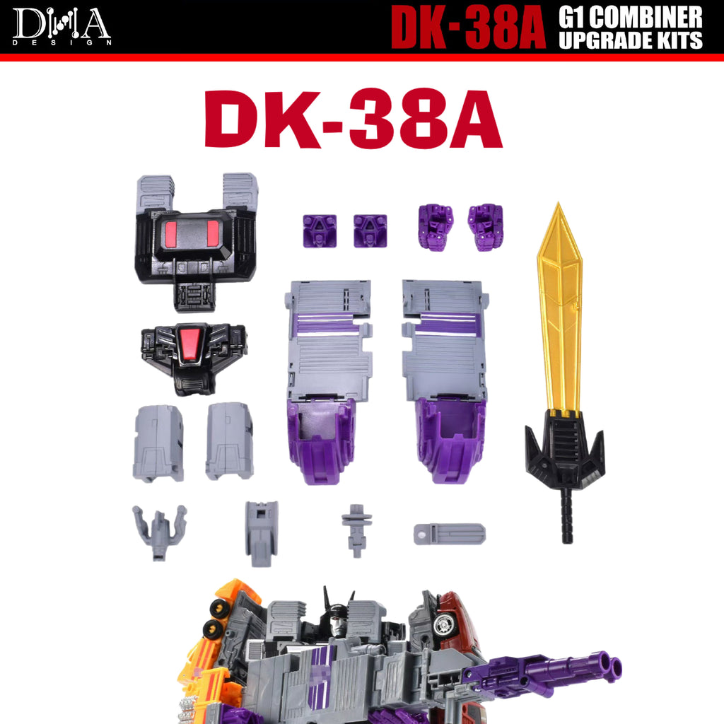 DNA Design DK-38A DK38A G1 Combiner Upgrade Kits for Legacy Evolution Stunticon Menasor Multipack