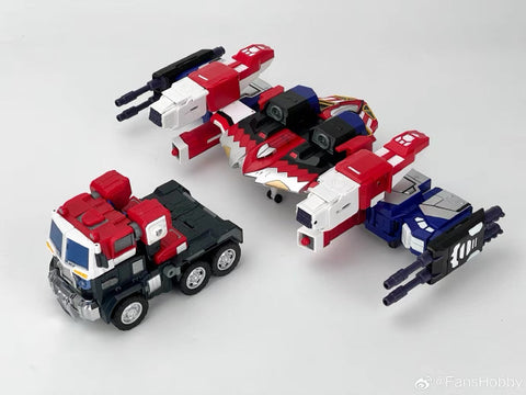 FansHobby FH MB-18 + MB-25 / MB18 + MB25 Energy Commander and Energon Wing(Armada Universe Energon Optimus Prime & Saber) 2 in 1 pack 24cm / 9.5"
