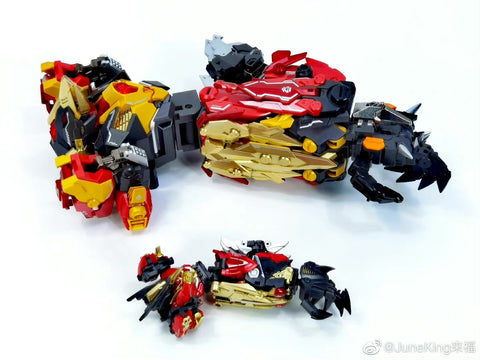 Cang Toys Cang-Toys CY-Mini 01 / 02 /03 / 04 / 05 / 06  Mini Chiyou ( Predaking ) Combiner 10cm / 4"