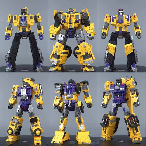 Mecha Invasion GLA01-06Y GLA-01-06Y Construct Titan (Constructors Devastator) Combiner (6 in 1 set)