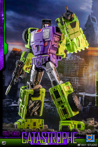 01-Studio 01S03A 01S-03A Catastrophe Desolator Combiner (Scrapper Devastator Combiner) 26cm / 10.3"