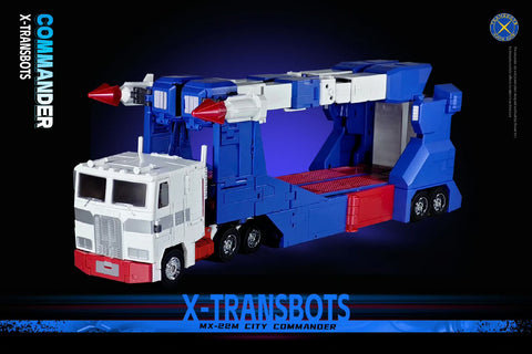 XTransbots MX-22M MX-XXIIM MX22M Commander Stack ( Ultra Magnus )  Metallic Painting Version X-transbots 27cm / 10.7"