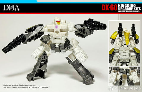 DNA Design DK-60 DK60 Upgrade Kits for Kingdino Combiner (United Dinobot Dinoking Multipack)