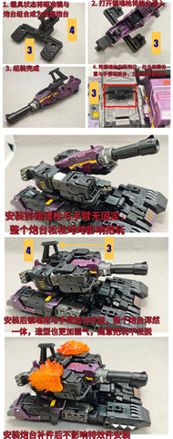 Superman Studio SPS55 SPS-55 Gap fillers for Age of the Primes AotP Megatronus The Fallen Upgrade Kit