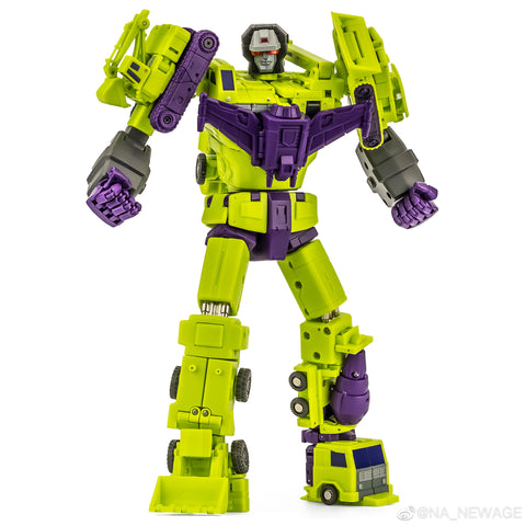 NA NewAge H34 H-34 Hephaestus (G1 Devastator) Reissue 7 in 1 set New Age 25cm / 9.8"