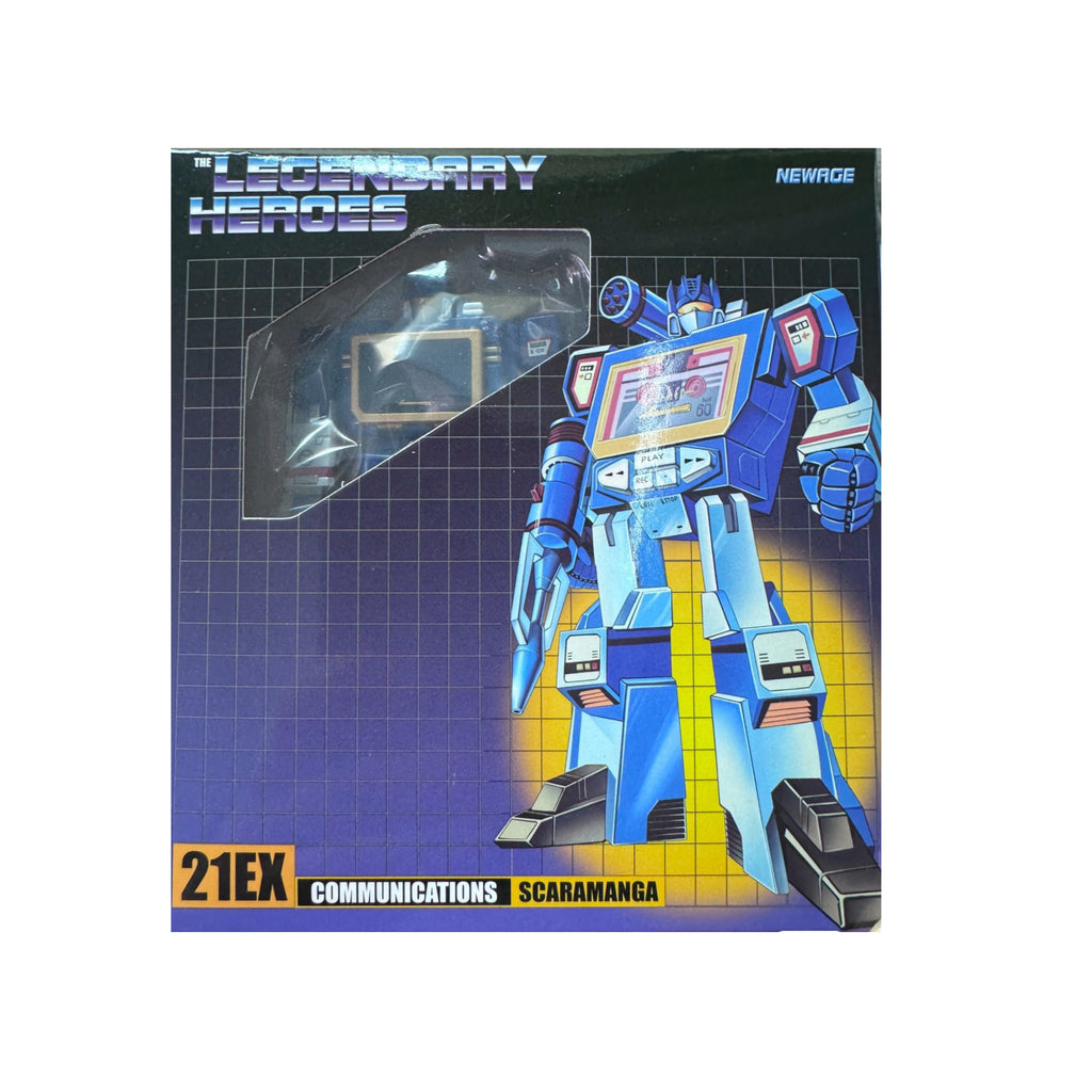 NA NewAge H21EX H-21EX Scaramanga ( Soundwave ) Toy Color 4 in 1 pack Toy Color Version New Age 9cm / 3.5"