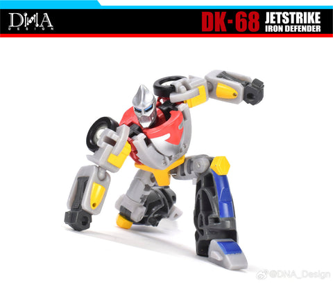 【Pre-Order】DNA Design DK-68 DK68 Jetstrike Iron Defender (Repainted G1 Wheelie)