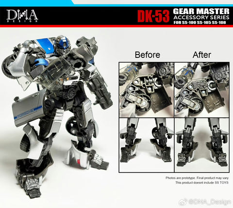 DNA Design DK-53 DK53 Upgrade Kits for Studio Series SS-100 Bumblebee & SS-105 Mirage & SS-108 Wheeljack
