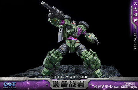 Dream Star Toys  DST02-003 DST02003 Load Warrior ( Long Haul, Constructicon, Devastator Combiner) DreamStarToys Metallic Version 24.5 cm / 9.6"
