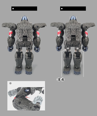 Go Better Studio GX-20VS GX20VS GS-21VS GX21VS Weapons and Upgrade Kits for BWVS-01 Beastwars Megatron vs Optimus Primal Upgrade Kit