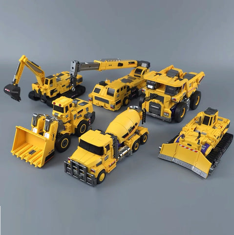 Mecha Invasion GLA01-06Y GLA-01-06Y Construct Titan (Constructors Devastator) Combiner (6 in 1 set)