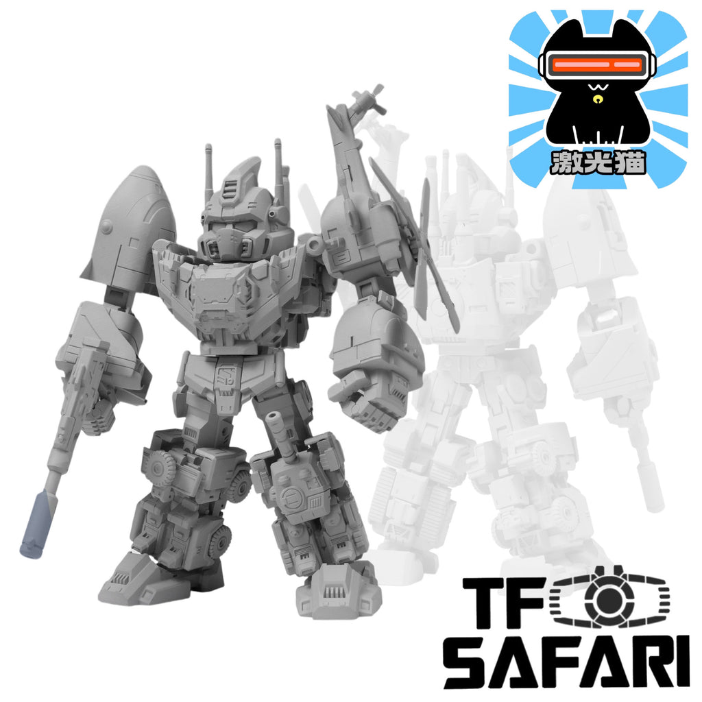 【Pre-Order】Jiguangmao Light Cat JGM-SKP03 Steel Kiddy Party Mini Bruty (G1 Bruticus) 17cm / 6.7"