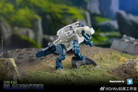Dr.Wu DW-E61 Brutality & E62 Slaugher (Slugfest and Overkill, 2 in 1 Mini-Cassette Warriors ) for WFC Siege Soundwave / Blaster Dr Wu