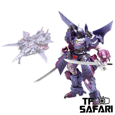 Pangu Toys PT-06 PT06 Flame Blave Storm (Modified Iron Factory EX48 Hannyamaru, Samurai Cyclonus) 15cm / 5.9"