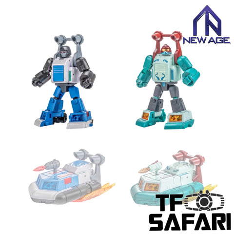 NA NewAge H61F Amsterdamned & H61B Tekelili Seaspray Seaspray SG Shattered Glass Version 2 in 1 set New Age 8cm / 3"