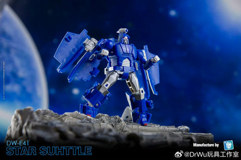Dr.Wu & Mechanic Studio Extreme Warfare DW-E40 Red Tank (Warpath) / DW-E41 Star Shuttle (Scourge)  2 in 1 set 4.5cm