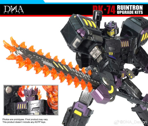 【Pre-Order】DNA Design DK-74 DK74 Ruintron Upgrade Kits  for Age of the Primes AoP Megatronus The Fallen