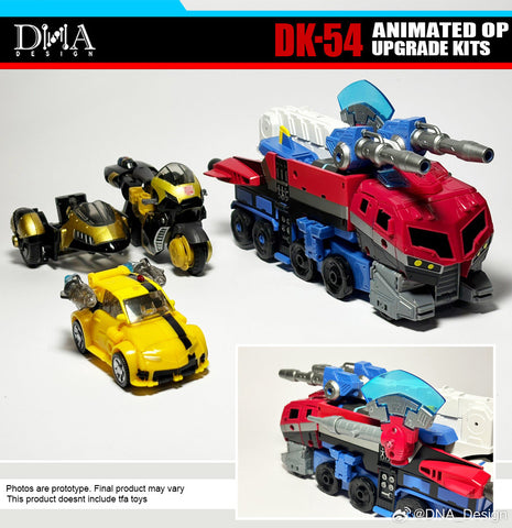 DNA Design DK-54 DK54 Upgrade Kits for 08 Animated Optimus Prime OP