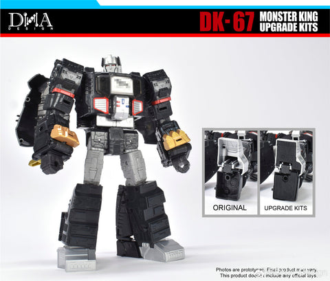 【Pre-Order】DNA Design DK-67 DK67 Upgrade Kits for Monster King (Megatron Type Godzilla Synergenex)