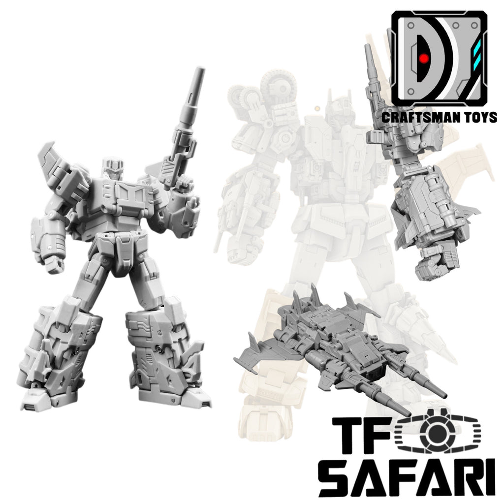 【Pre-Order】Craftsman Toys Dajiangshe DJS-02D DJS02D Jette / Tacticlord Combiner ( IDW G1 Strafe / Computron Combiner / Technobot) 10cm / 4"