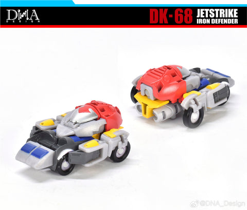 【Pre-Order】DNA Design DK-68 DK68 Jetstrike Iron Defender (Repainted G1 Wheelie)