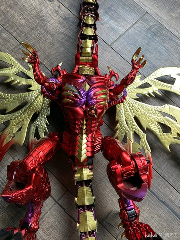 4th party BMB Black Mamba RD01 RD-01 Red Dragon Oversized Legacy Evolution Transmetal II Megatron 35cm / 13.8"