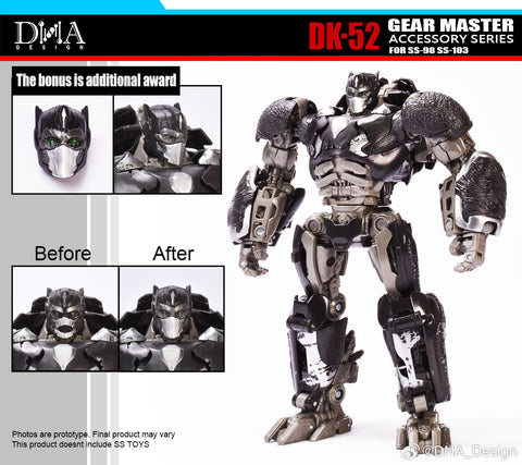 DNA Design DK-52 DK52 Upgrade Kits for Studio Series SS-98 Cheetor & SS-103 Rhinox