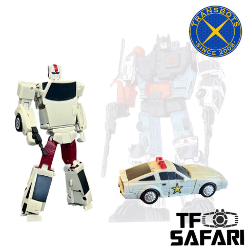 XTransbots Mini Series MX01 MX-01 Guardian Fuzz (Streetwise, Guardian Defensor Combiner)  X-transbots 10cm / 4"