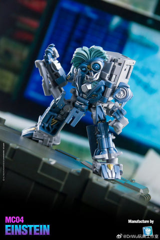 Dr.Wu & Mechanic Studio Movie Collector MC04 MC-04 Einstein ( Brains Legends Class fit to SS series) Dr Wu  8cm / 3.15"
