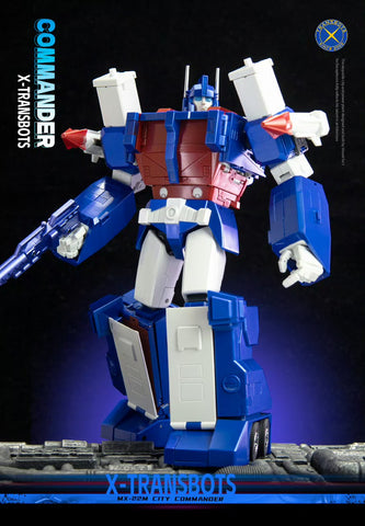 XTransbots MX-22M MX-XXIIM MX22M Commander Stack ( Ultra Magnus )  Metallic Painting Version X-transbots 27cm / 10.7"