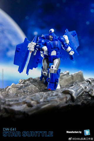Dr.Wu & Mechanic Studio Extreme Warfare DW-E40 Red Tank (Warpath) / DW-E41 Star Shuttle (Scourge)  2 in 1 set 4.5cm