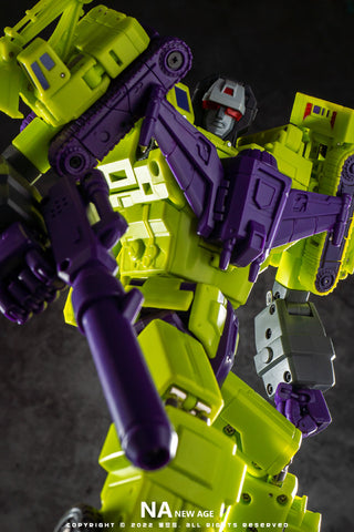 NA NewAge H34 H-34 Hephaestus (G1 Devastator) Reissue 7 in 1 set New Age 25cm / 9.8"