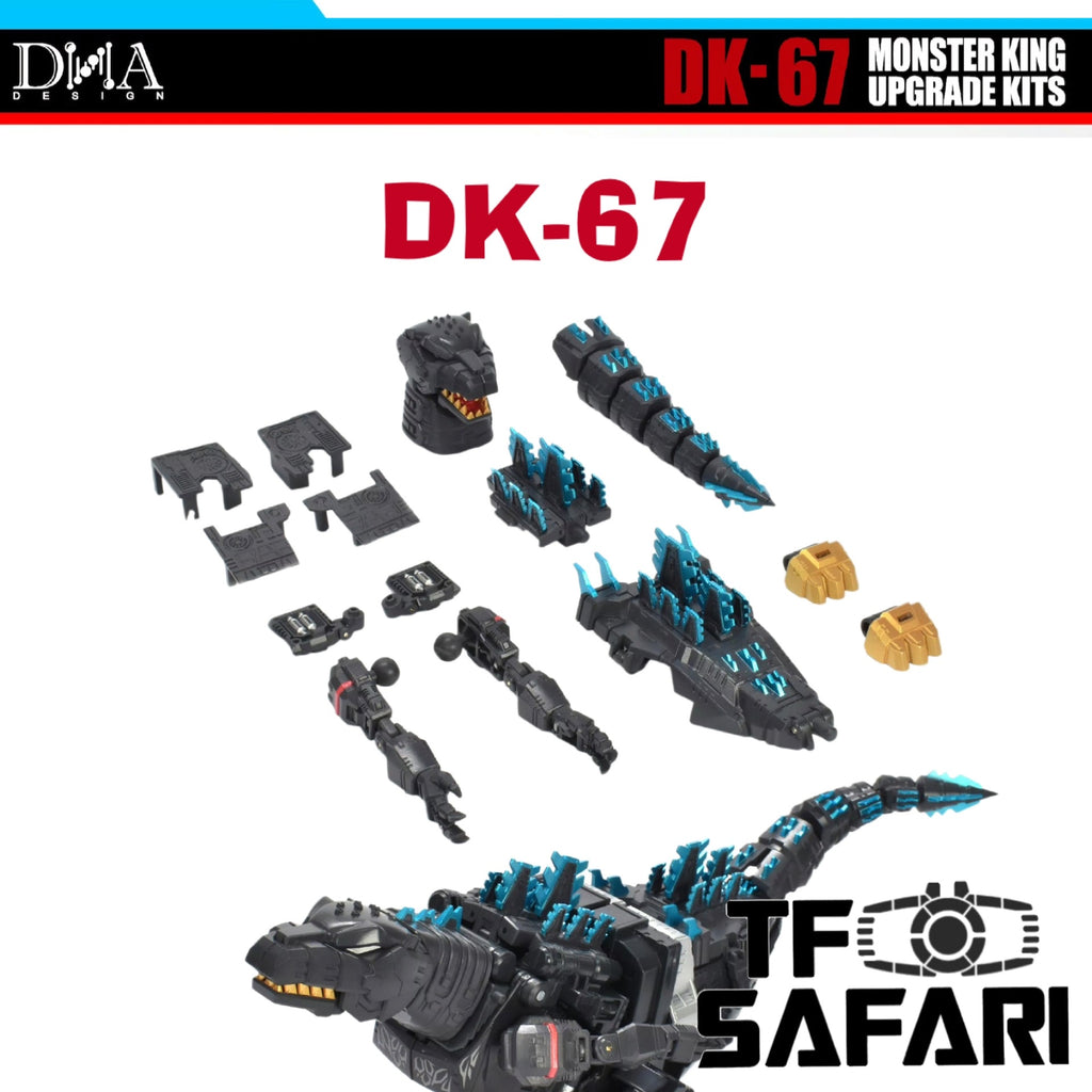 【Pre-Order】DNA Design DK-67 DK67 Upgrade Kits for Monster King (Megatron Type Godzilla Synergenex)