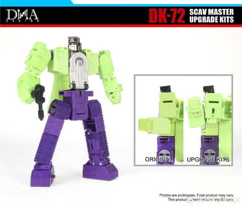 【Pre-Order】DNA Design DK-72 DK72 Upgrade Kits Scav Master for Studio Series 86 SS86 Devastator Scavanger & Mixmaster