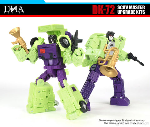 【Pre-Order】DNA Design DK-72 DK72 Upgrade Kits Scav Master for Studio Series 86 SS86 Devastator Scavanger & Mixmaster