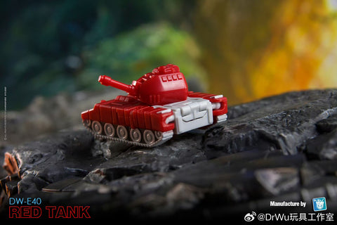 Dr.Wu & Mechanic Studio Extreme Warfare DW-E40 Red Tank (Warpath) / DW-E41 Star Shuttle (Scourge)  2 in 1 set 4.5cm