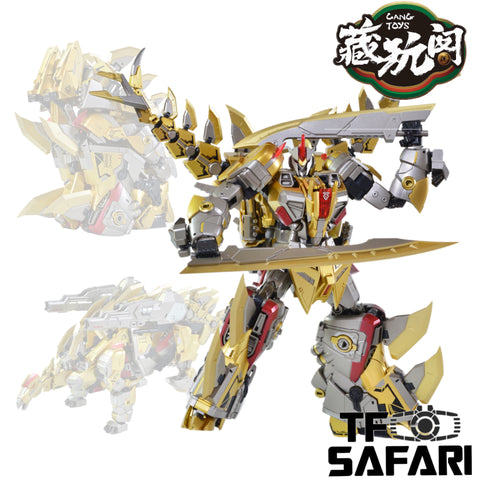 【Pre-Order】Cang Toys Cang-Toys CT-Longyan-01 CT-LONGYAN 01 Stegsarow (Snarl, Volcanicus) Dinobot Combiner 24cm / 9.5"