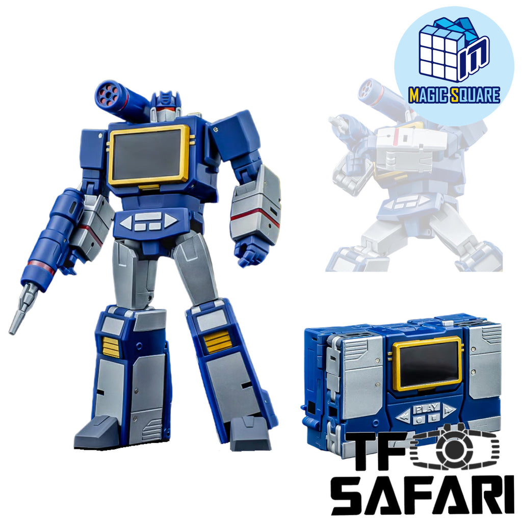 Magic Square MS-Toys MS-B27S MSB27S Voice Ripple (Soundwave Legends Class) Refined Painting Version 11cm / 4.3"
